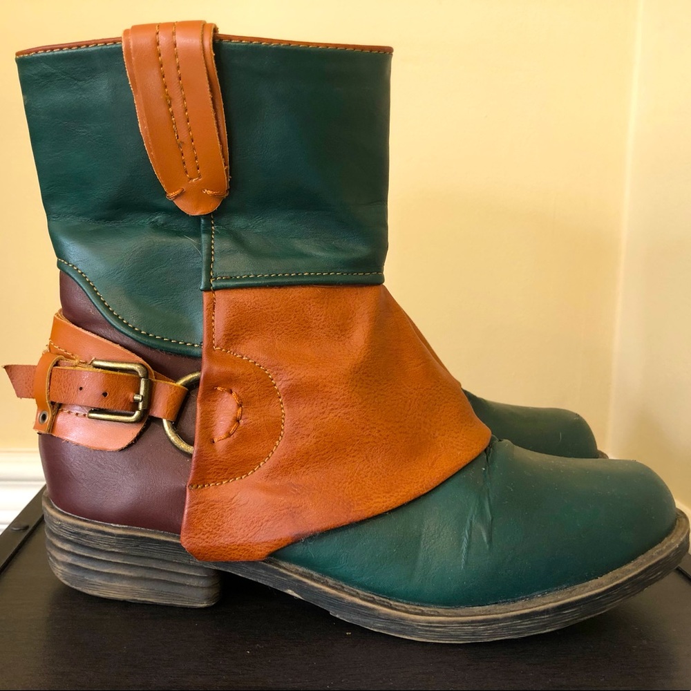 Multicolor Duck Boots